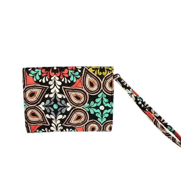 Vera Bradley Smartphone Wristlet Sierra Your Turn Wristlet Turnlock Wallet - Picture 4 of 11
